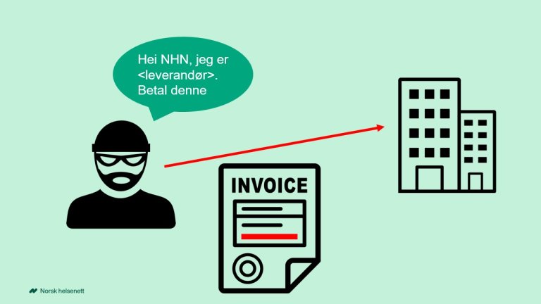 Svindler sender endret faktura til ovver